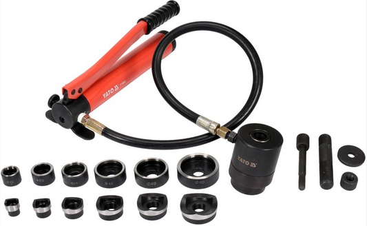 Einpress Auspress Werkzeug Handpumpe Lochstanzer hydraulisch manuell 22-60mm