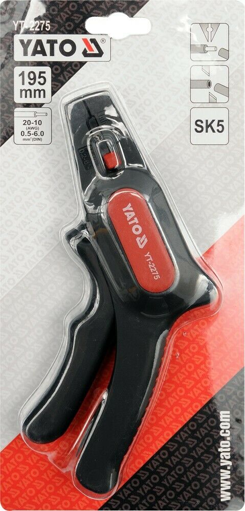 Yato YT-2275 Pro Abisolierzange Kabelentmantler Abisolierer Abmantler Entmantler