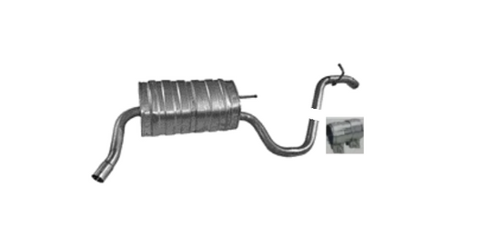 Endschalldämpfer Endtopf Auspuff für Hyundai I30 Coupe 1.6 MPI 16V 2011-2016