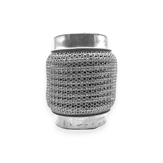 55x100 Flexrohr Flexstück Auspuff Katalysator Softflex Edelstahl mit Interlock