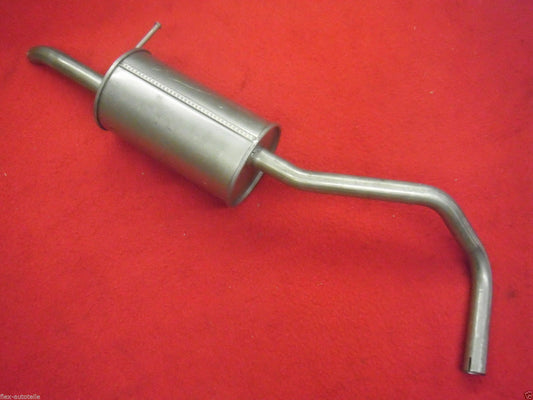 Final absorber end pot exhaust back fabia 6y polo 9n 6r Ibiza IV V 1.2 16V