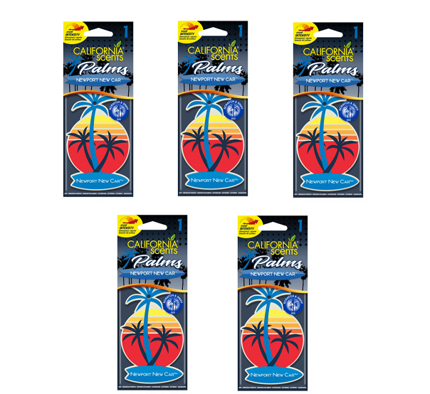 5x New Car Duft Baum Wunderbaum Autoduft Auto Lufterfrischer Spiegel Raumduft