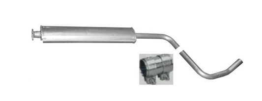 Mittelschalldämpfer Mitteltopf Auspuff für Opel AstraJ Chevrolet Cruze 1.6 09-15