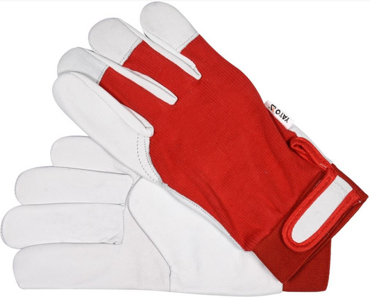 Arbeitshandschuhe Gr 10 XL Montagehandschuhe Schutzhandschuhe Leder dick fest