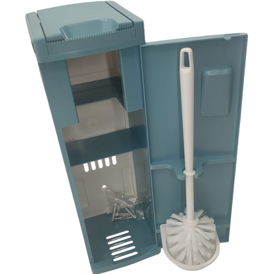 DDR Ost Toiletten Klo Papier Bürste Set Garnitur Rollenhalter Klobürstenhalter