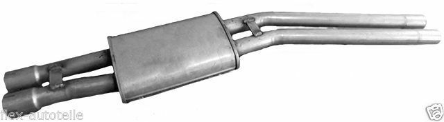 Mittelschalldämpfer Mitteltopf Auspuff mitte Mercedes SL 280 350 450 R107