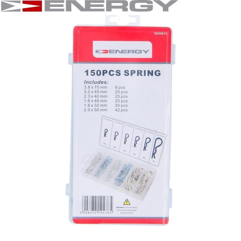 ENERGY NE00634 Federsplint Splinte Sicherungssplint für Achse 150 Stück