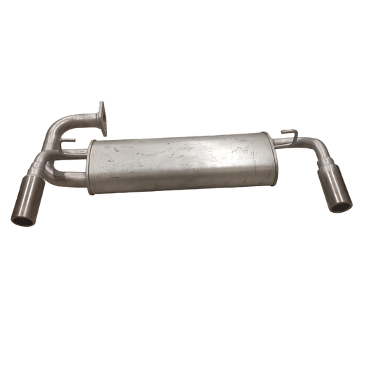 Final absorber Endpuff exhaust at the rear for MG ROVER MGF (approx.) 1.8 16V 88KW 18K4F