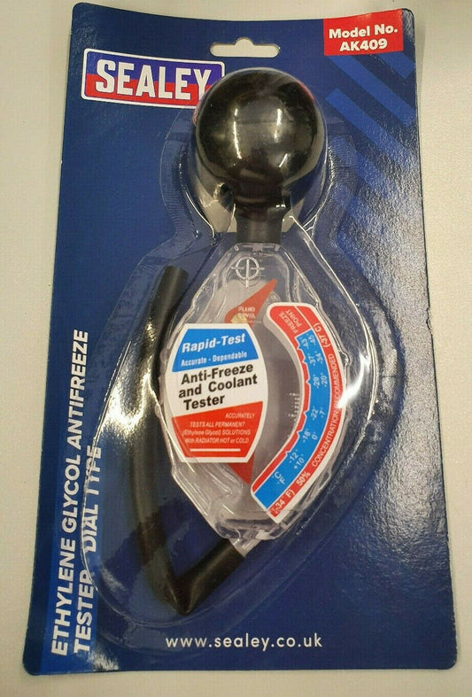 Sealey Tester Kühlflüssigkeit Prüfer Frostschutz Kühlwasser Messgerät Kühler