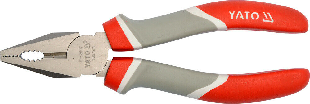 YATO YT-2008 Kombizange universell,Greiffläche quer geriffelt 200mm Kabelzange - Flex-Autoteile