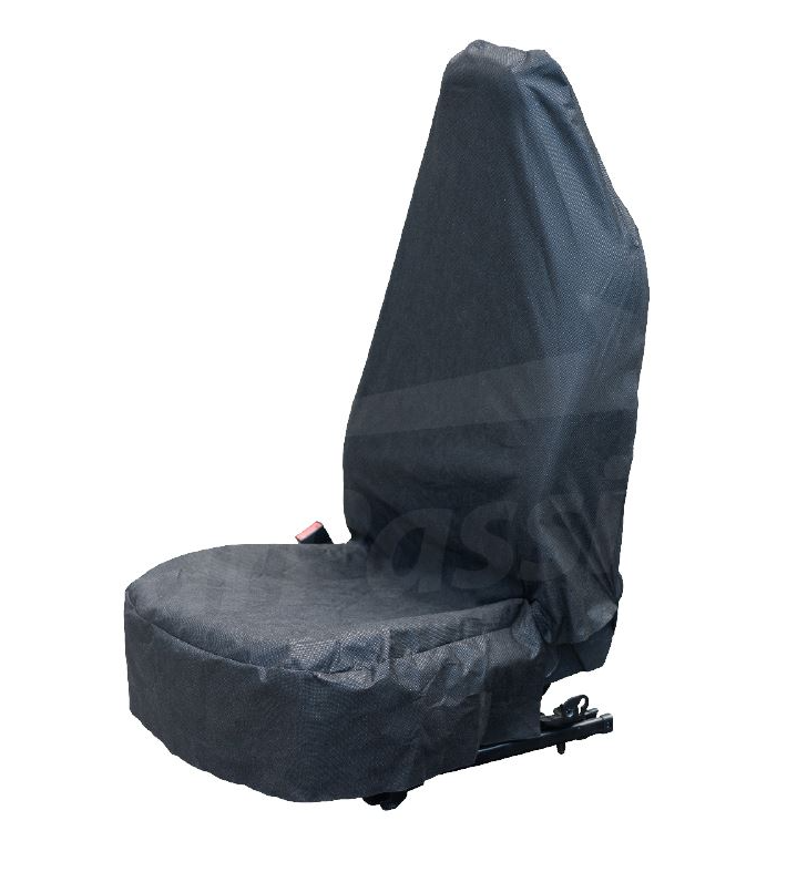 Sitzbezug KFZ Sitzschoner Schonbezug Schutzbezug Autositz Schwarz Polyester