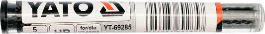 Yato YT-69285 ERSATZMINEN SET SCHWARZ GRAPHIT HB FÜR YT-69280 DRUCKBLEISTIFTE - Flex-Autoteile