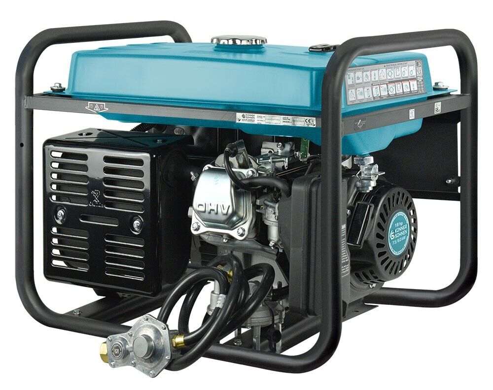 Notstromaggregat Dual LPG Gas Benzin 6,5KW Stromerzeuger Stromgenerator KS9000EG