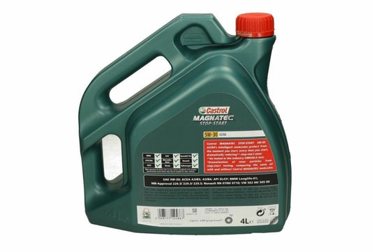 4 Liter Castrol Magnatec 5W30 5W-30 Öl Motoröl VW BMW Mercedes Seat Renault Fiat