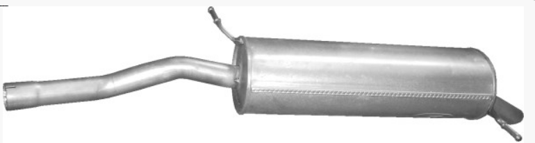 Exhaust rear silencer for CITROEN C5, C5 I, C5 II 1.8 2.0