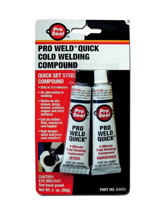 Pro Seal 64605 zwei Komponenten-Härter+Kleber 2x28g Metall Eisen Stahl bis150°C
