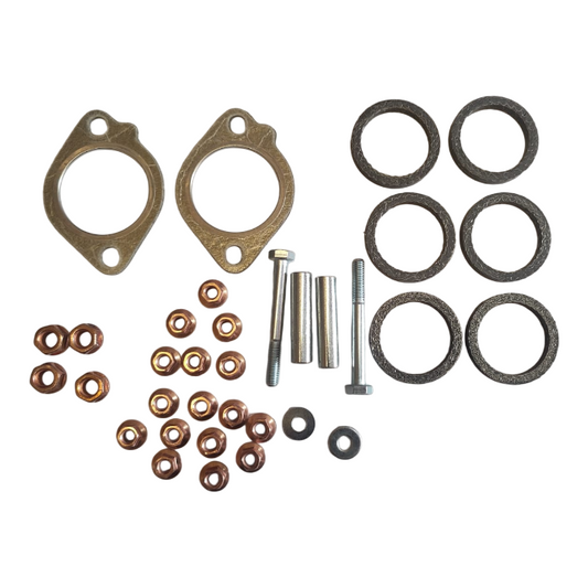 Montagesatz Kat Katalysator Krümmer vorn+hinten für BMW E60 E61 5er 523 525 530