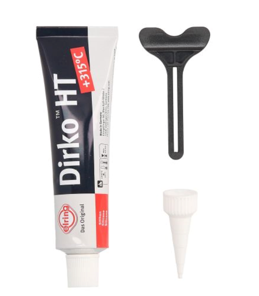 Elring 006.553 Dirko Schwarz Special Silicone Oil Convention seal +315 ° C 70ml Tube