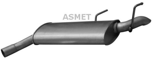 Asmet Auspuff Endschalldämpfer Endtopf Signum Vectra C Caravan Kombi 1,9CDTI