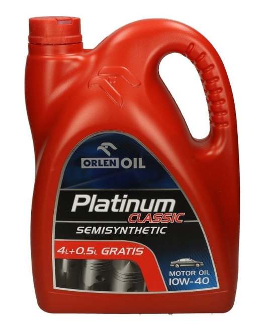 4.5 liters Platinum Cl. Semisynthetic 10W40 engine oil Motoroil Mercedes VW Seat