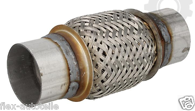 Flexrohr 50x100 flexibles Rohr Flexstück Flexteil Kat Reparatur einschweißen - Flex-Autoteile