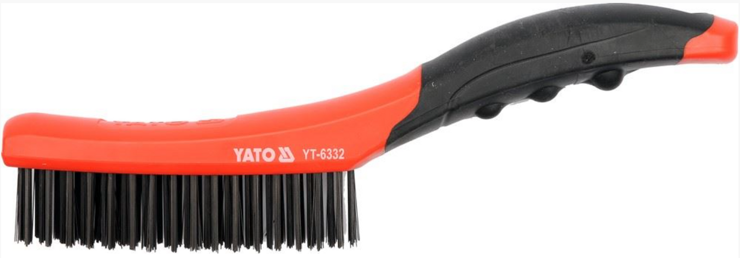 Hand Drahtbürste Stahldrahtbürste 260mm 18mm Reinigungsbürste Grill Metallbürste