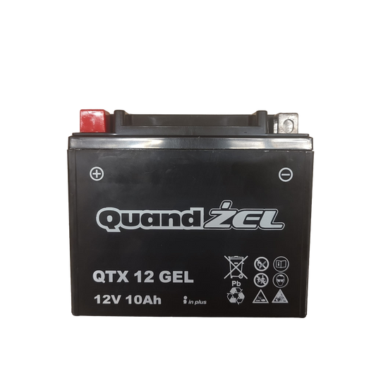 Quand GEL Motorradbatterie 160A 10Ah für Honda Suzuki Yamaha YTX12-BS ETX12-BS