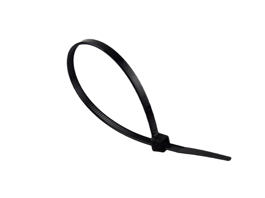 100 Stück Kabelbinder Schwarz 8 x 450 mm Kunststoff Strapsband Zurrband max 54kg - Flex-Autoteile