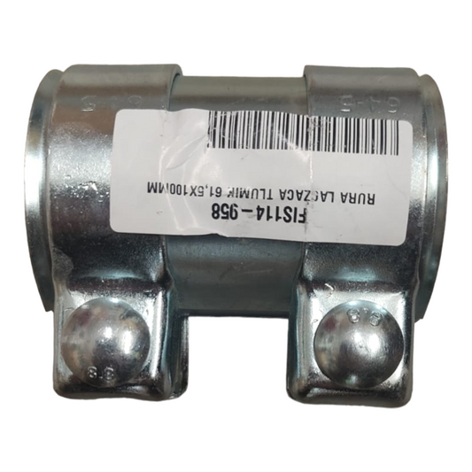 Rohrschelle Rohrverbinder Schelle Auspuff 62x100 mm Rohr Verbinder Doppelschelle