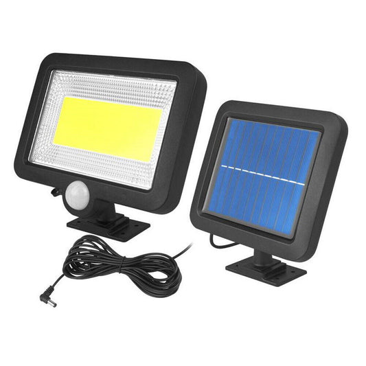 LED solar lamp 10W COB 1800mAh with motion detector outside lamp flooder sensor