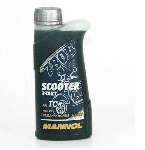 Mannol 7804 0,5L Motoröl Motorradöl Scooter 2-Takt API TC JASO für Honda Suzuki