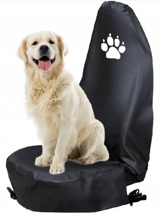 Carpassion Auto Sitzbezug Einzelbezug Hundeschoner Sitzschoner Fell schwarz