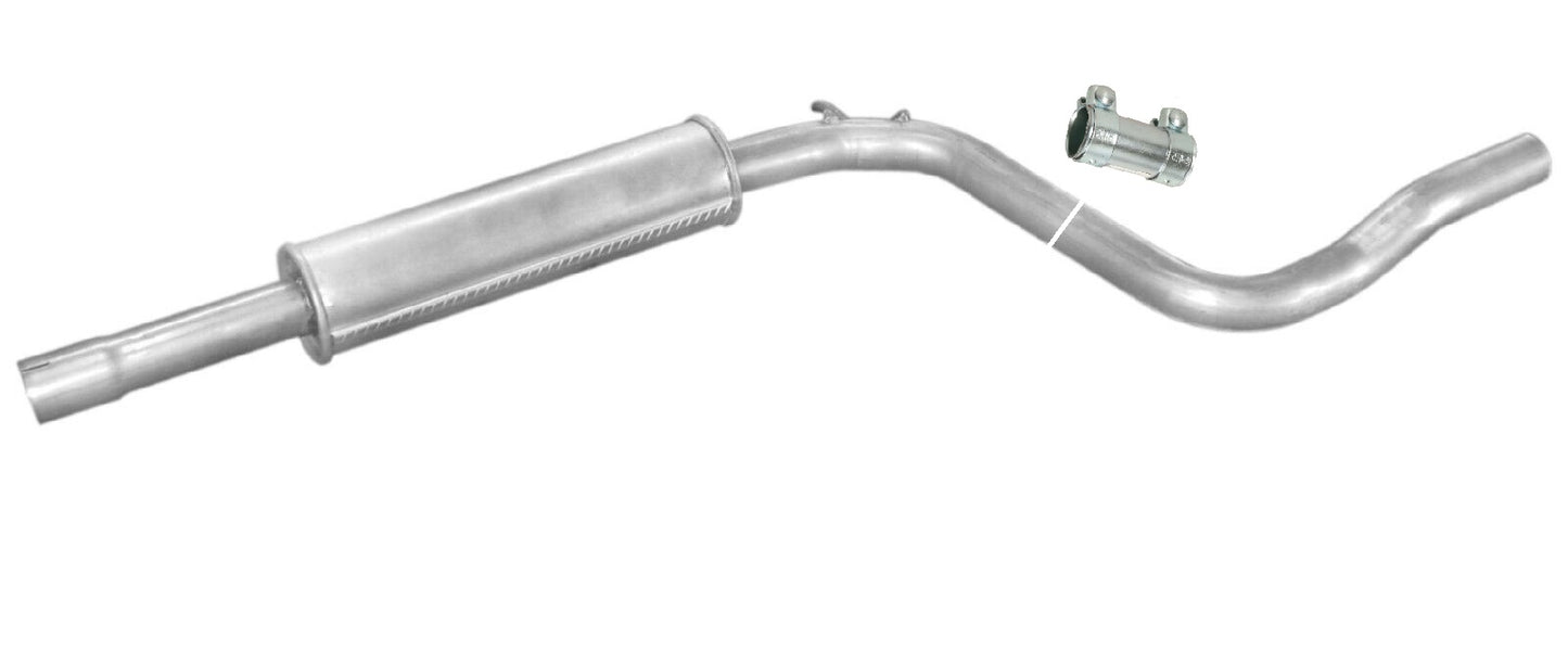 Middle silencer mid -puff exhaust center VW Caddy II 2 1.9Sdi/TDI Inca 1.7D