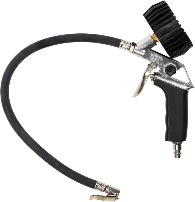 Yato YT-2370 Reifenfüllmeßgerät Druckluft 12bar Kompressor Zubehör Luftprüfer
