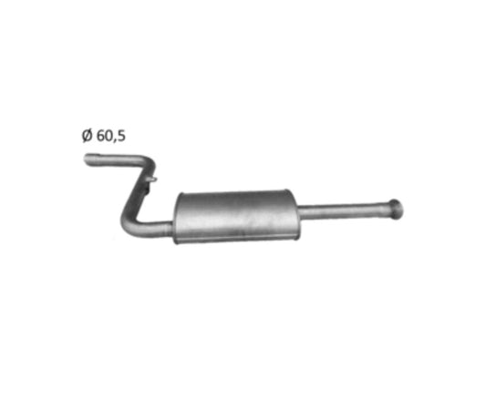 Mitteltopf Auspuff Mittelschalldämpfer Renault Espace 2,2 dCi 110 KW 150 PS - Flex-Autoteile
