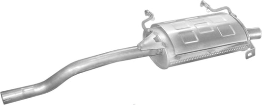 Field silencer Endpuff exhaust back Suzuki Swift 2 II 1.0 1.3 slanted rear