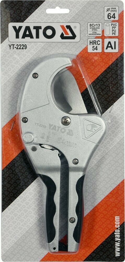 Yato YT-2229 pipe cutter pipe cutter plastic max.ø 64mm aluminum & stainless steel