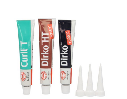 Elring Curil T Dirko HT Universal Dichtmasse Abdichtung Silikon 3x 20ml - Flex-Autoteile