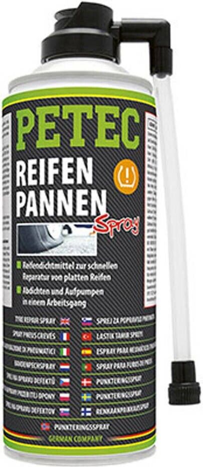 Petec Reifen Pannenspray 400ml Reifendicht Auto Motorrad KFZ Dichtmittel