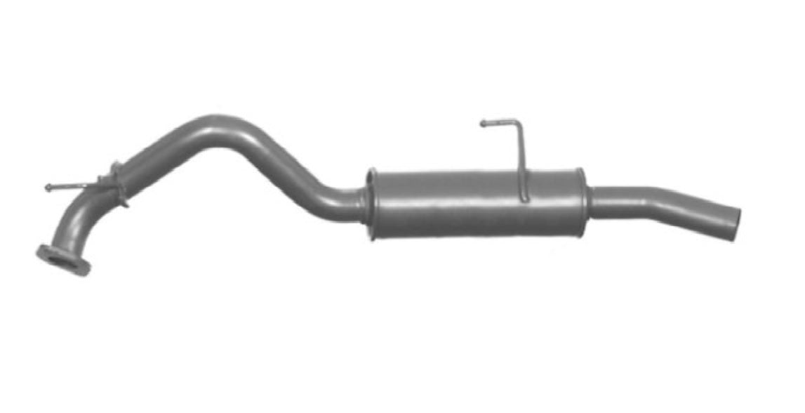 End pot exhaust at the rear final silencer Opel Frontera B 2.2 I 100kW 136PS 3Türer