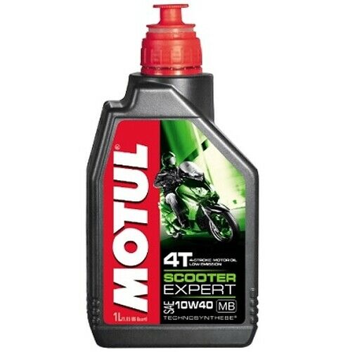 MOTUL 1L 105935 Scooter Expert 4T 4-Takt-Motoröl 10W40 MB Roller Mopet Motorrad