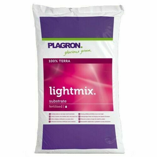 Plagron Light Mix 50L Erde Substrat Pflanzerde Anzucht Pflanzenzucht Soil Perlit