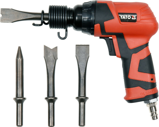 YATO YT-09904 Druckluftmeißel Satz Abbruchhammer Schlaghammer KFZ Pneumatisch