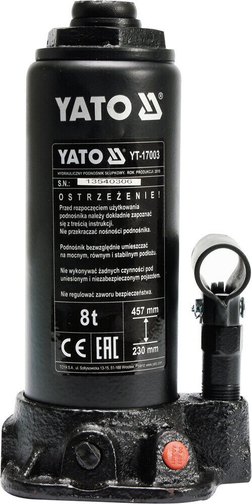 Yato yt-17003 stamp truck lifter 8 tons of trolley hydraulic hydraulic lifter