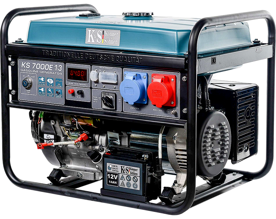 KS7000E-1/3 electricity generator VTS generator petrol AVR emergency generator 5.5KW 400V