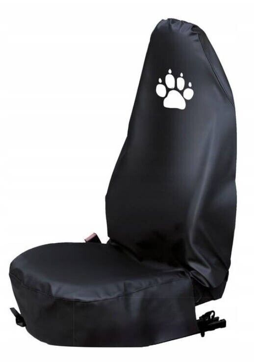 Carpassion Auto Sitzbezug Einzelbezug Hundeschoner Sitzschoner Fell schwarz