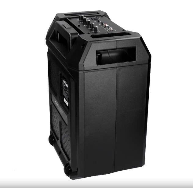 Blaupunkt Akku Partybox Karaoke 600W tragbar Lautsprecher Box Mikrofon Bluetooth