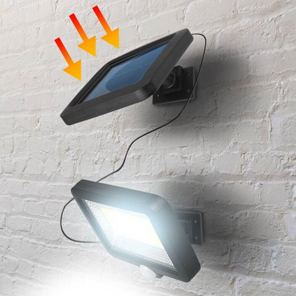 LED solar lamp 10W COB 1800mAh with motion detector outside lamp flooder sensor