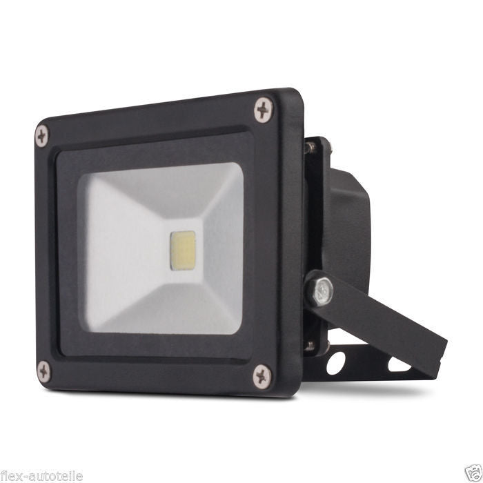 LED ECOIP65 Aussenbeleuchtung Baustrahler Haus Hof Garten Fluter 10W 230V 740lm