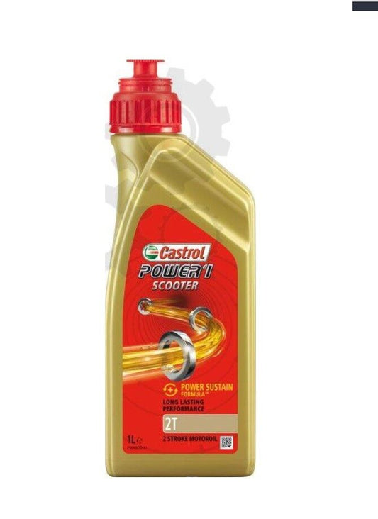 Castrol Power1 Scooter 2-stroke engine oil mixed oil 1l mopet roller moped oil oil oil